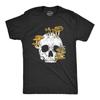 Mens Mushroom Skull T Shirt Fuuny Cool Dead Decaying Skeleton Shrooms Tee for