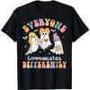 Everyone Communicates Differently Halloween Autism Teacher T-Shirt