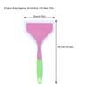 Silicone Spatula NonStick NonSlip Silicone Cooking Spatula for Tamagoyaki Pizza Steak(Pink Green Handle )