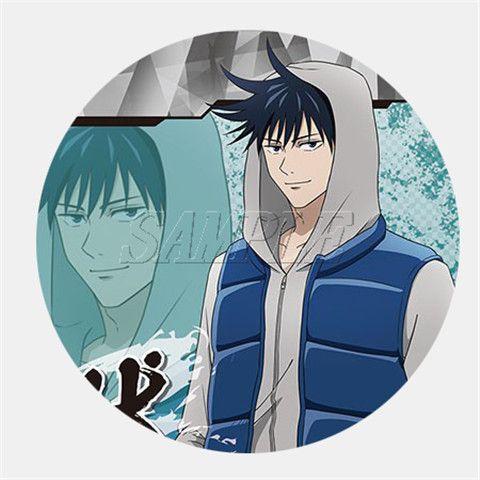 Anime Jujutsu Kaisen Badge Set Gojo Satoru Nanami Kento Yuji Itadori Megumi Fushiguro Inumaki Toge Nobara Kugisaki Metalen Speld
