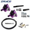 ZRACE XG Road Hydraulic Brake,Flat Mount Caliper,  ICE-TECH Pads, BMX Raceing, Full CNC Lightweight