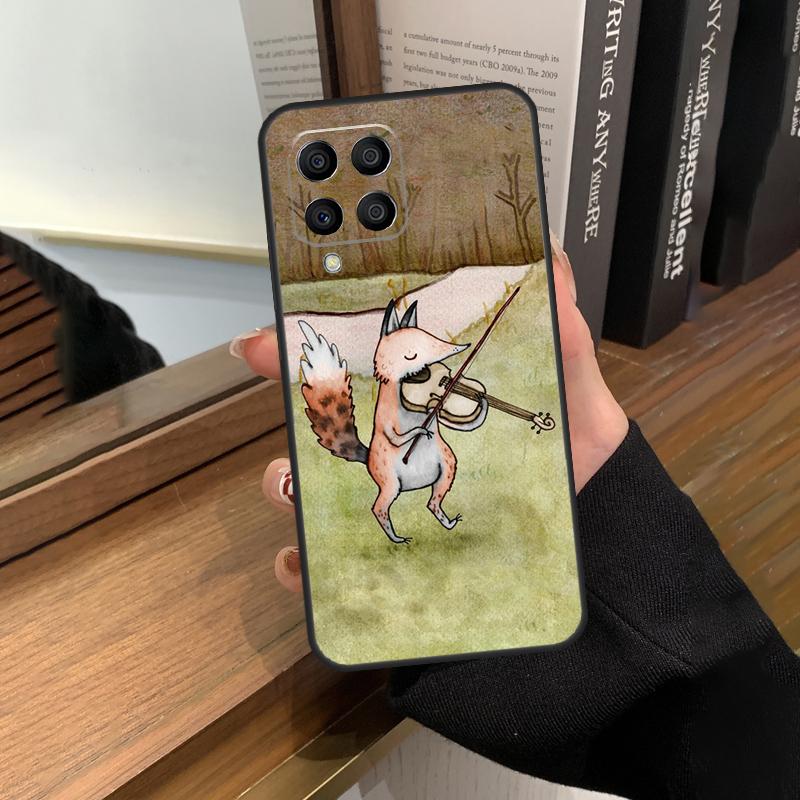 Winter Fox Foxes Case For Samsung Galaxy M35 M15 M55 M56 M36 M16 M06 M31 M13 M33 M53 M12 M32 M52 M14 M34 M54