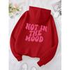 Not In The Mood Personality Letter Male Hoody Fashion S-XXL Autumn Sweatshirt High Quality Hooded Simple Casual Sportswear