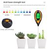 LCD Display 4 in 1 Soil Tester Handheld Soil PH Meter Soil Detector Moisture PH Light Temp Detector Plant Soil Acidity Analyzer