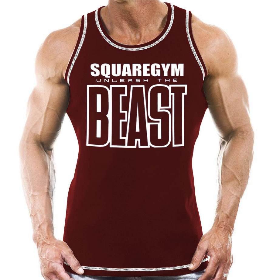 

Майки без рукавов Одежда для бодибилдинга Майки Майки для фитнеса Мужские топы XL красный