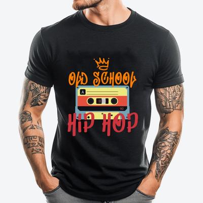 Oldschool Cool Rap Cassette Tape Wholesale Tshirts 100 Pcs Fall Oversized T Shirt Graphic Cotton Short Sleeve