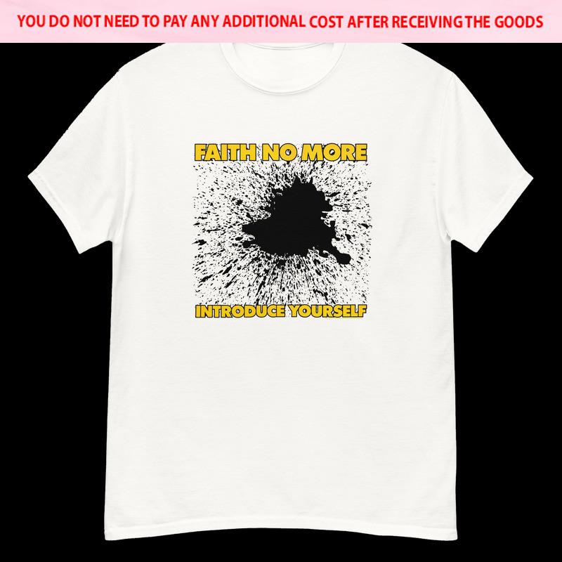 Hot Rare Faith No More Band Introduce Yourself White S-5XL Shirt SN223 XXL