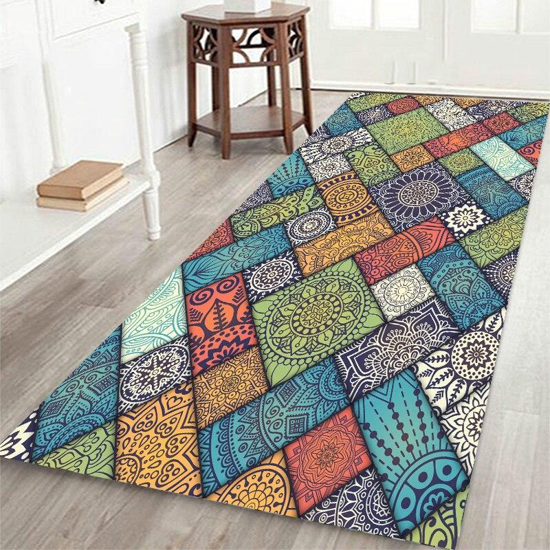 Mandala Style Series Carpets Rugs for Living Room Bedroom Decorative,Doormat Kitchen Bathroom Non-slip Floor Mats Area Rug Gifts