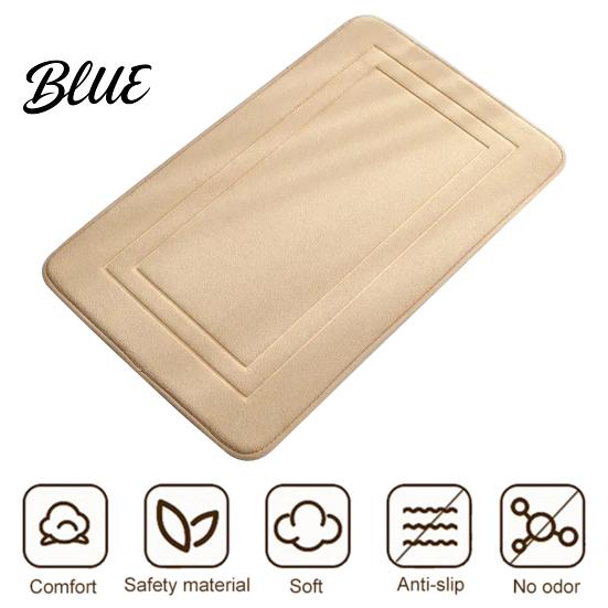 Super Absorbent Bath Water Bathroom Memory Foam Soft Non-slip Mat Ultra Quick Dry Rug Shower