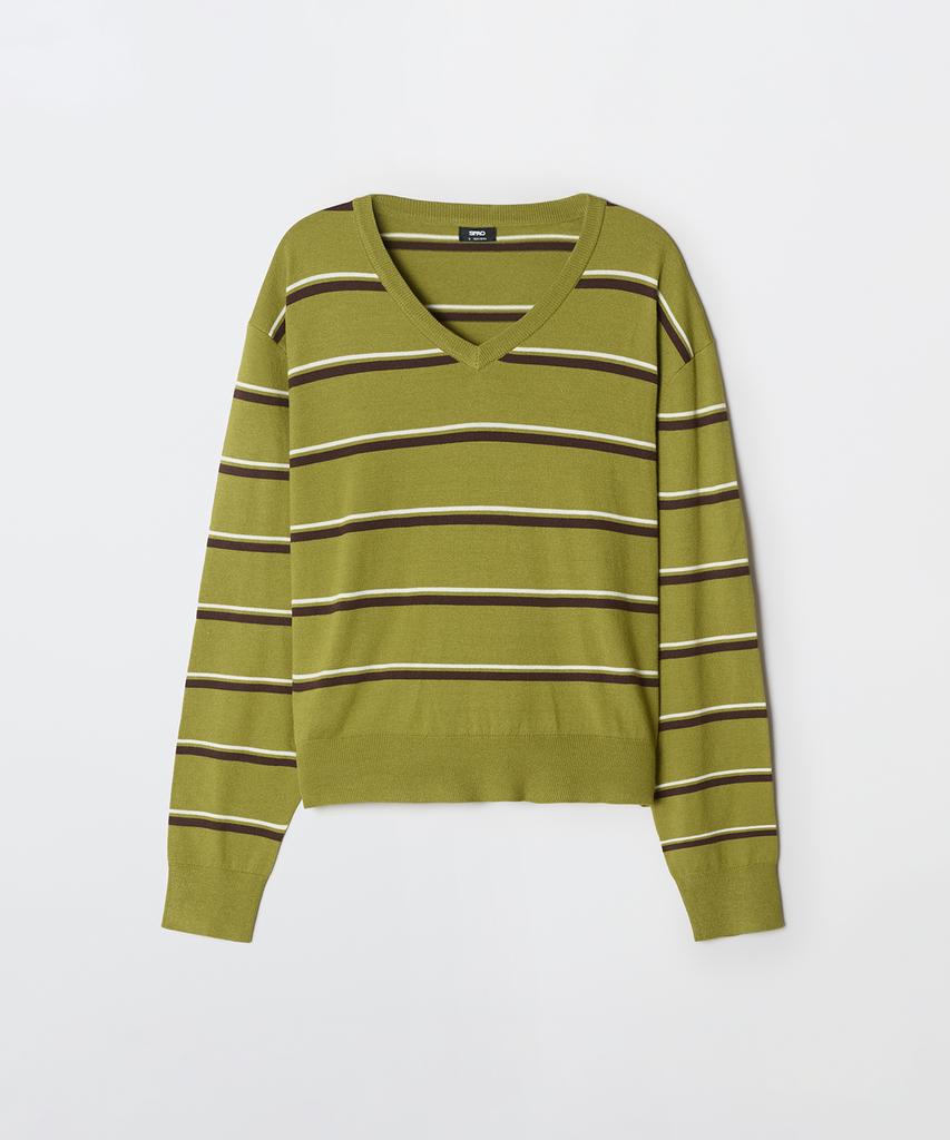 Seupao [Soft Yarn] Women'S V-Neck Knit_Spkwg23W02