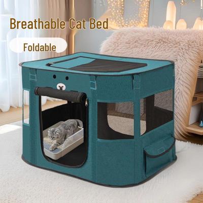 Pet Birthing Tent: Cat & Dog Cage with Bed for Puppies & Kittens