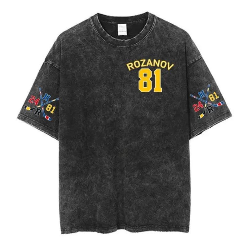 European Size Washed Short Sleeve Heated Rivalry Shane Hollander Ilya Rozano