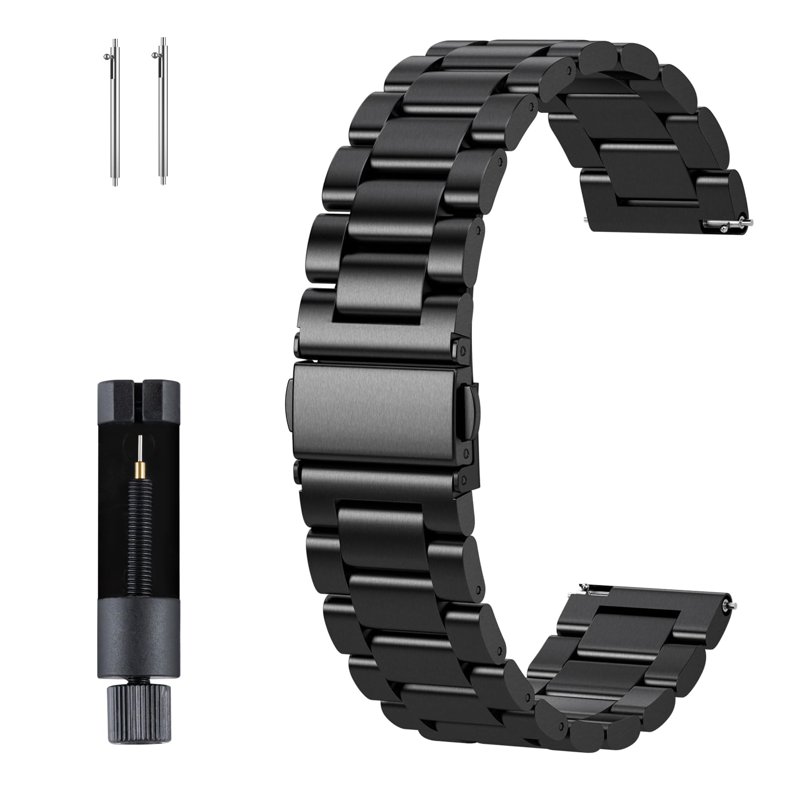 

[Annymall] Ремешок для часов, нержавеющая сталь, 0,7 дюйма (18 мм), 0,8 дюйма (20 мм), 0.8 20 mm