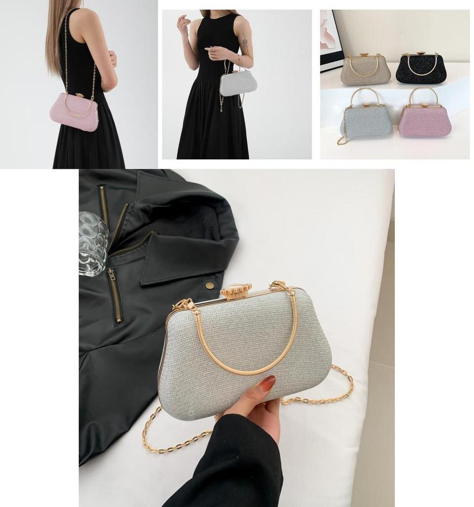 2024 New Spring Beautiful Casual Fashion Evening Bag Women's Bag Chain Handbag