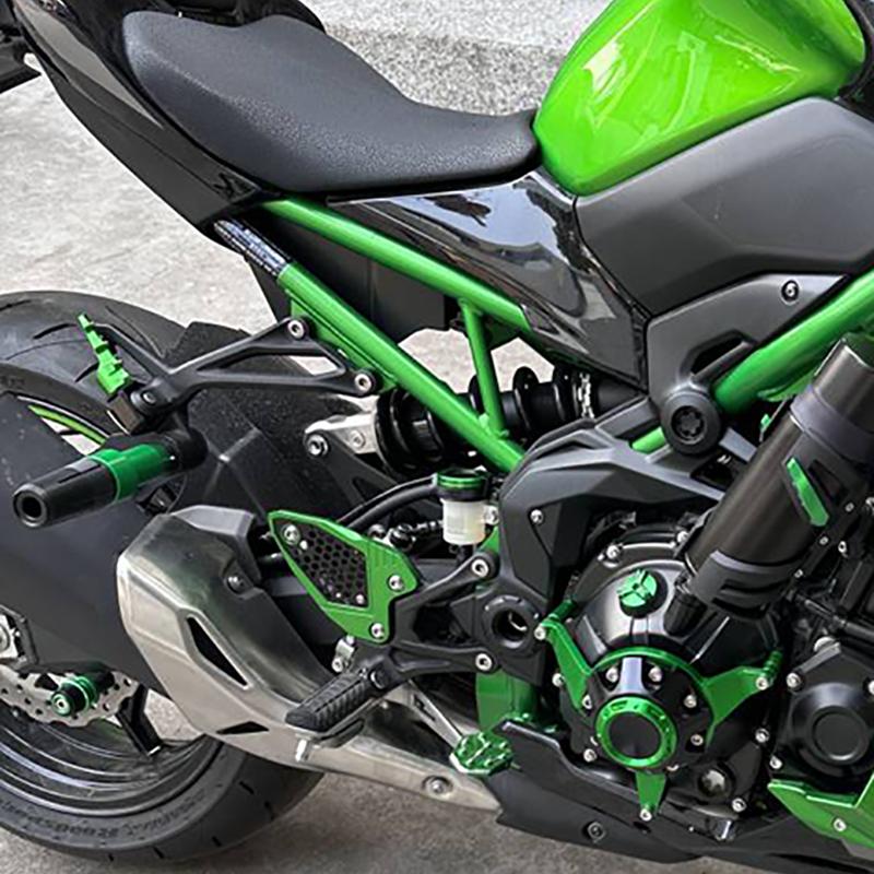 Apărător de accident de evacuare din aluminiu pentru motocicletă pentru Kawasaki Z 900 Z900 RS 2017-2022 Glisoare pentru cadru Motor în cădere