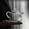 One Person Heat Resistant Glass Teapot 230ml Flower Puer Tea Maker Chinese Kung Fu Tea Pots With Filter Hole Teaware