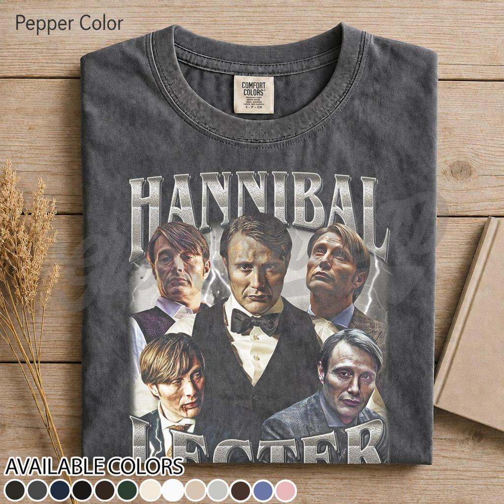 Hannibal Lecter Silence of the Lambs Horror Movie Tee – Cult Classic Thriller Shirt – Retro Film Villain Merch – Gift for Fan Mind Game FD