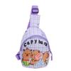 Shoulder Capybara Printed Crossbody Chest Bag Children Cartoon Outdoor Leisure