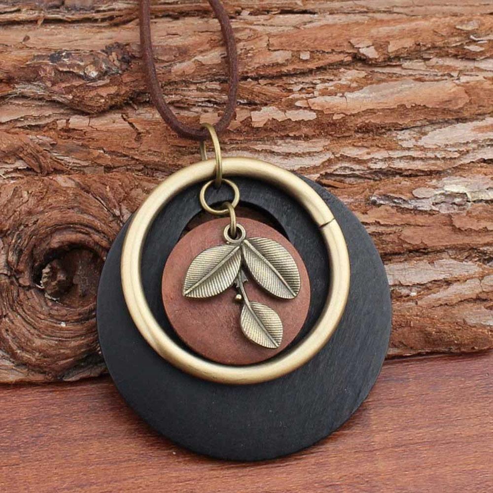 Бохо цепочка на свитер кожаная цепочка подвеска на одежду винтажное ожерелье на свитер для женщин мужчин 10