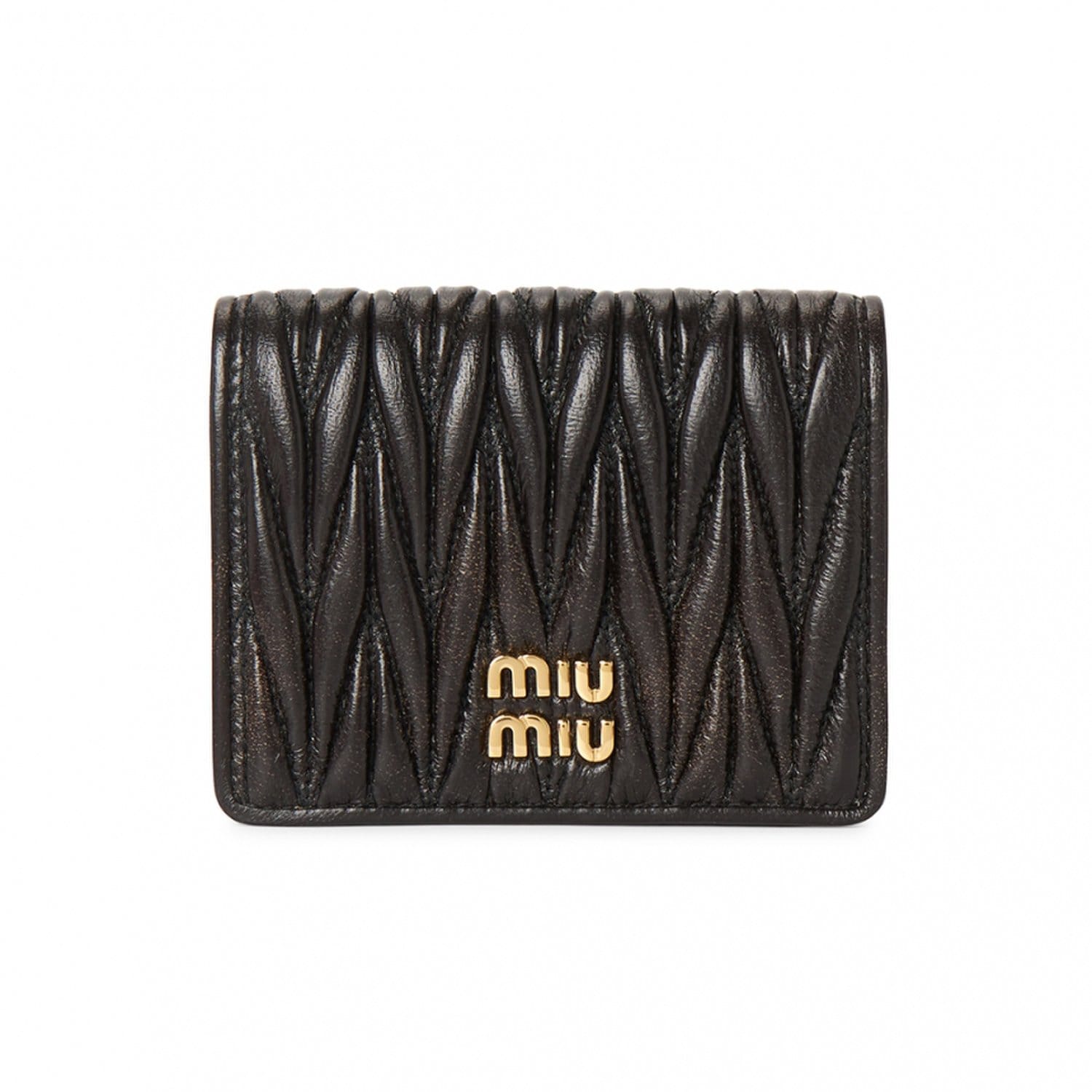 [Miu Miu] Matelassé Women`s Bi-fold Wallet