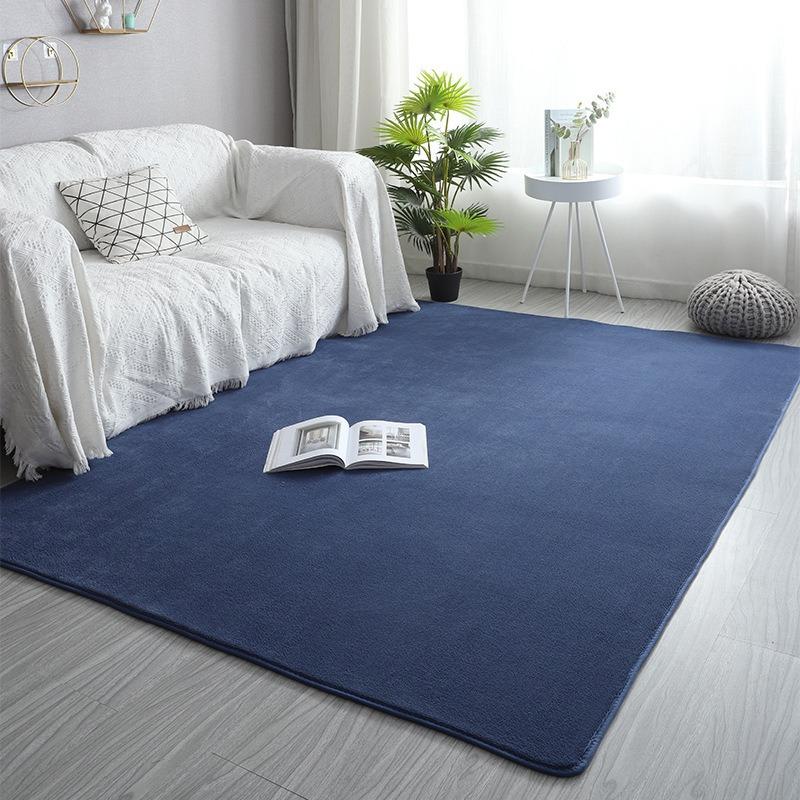 Pink Coral Velvet Carpet Living Room Short Plush Rug Bedroom Floor Mat Home Decor Rug for Kids Room Carpet Silent Moisture-proof