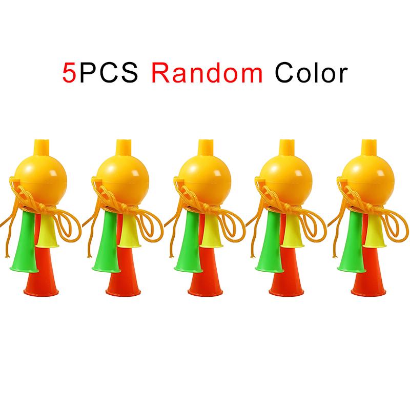 5PCS/Pack Football Shaped Colored Horn Cheerleading Sports Fan Prop Noise Maker Events Festival Party Souvenir Carnival Gift ZYF