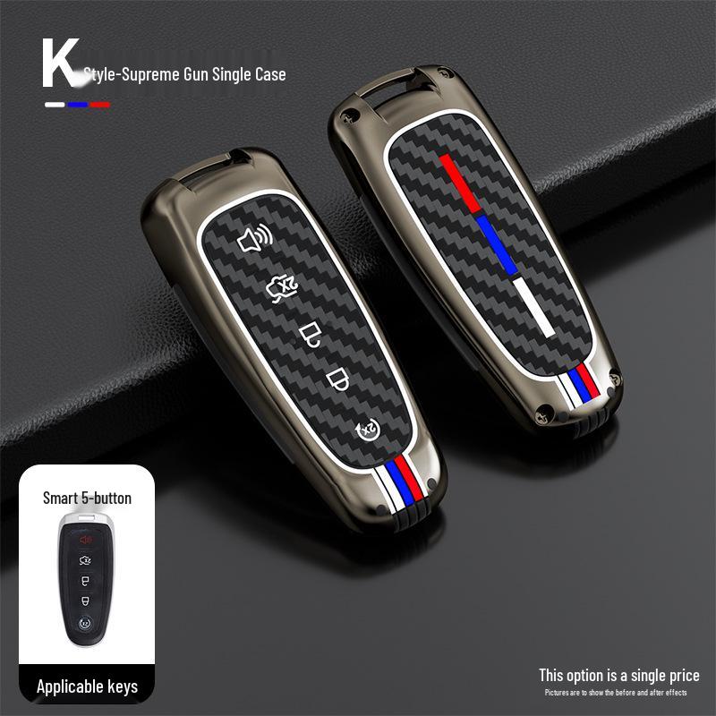 Metal Key Case Shell for Older Ford, Edge, Explorer, Navigator, and Lincoln Models