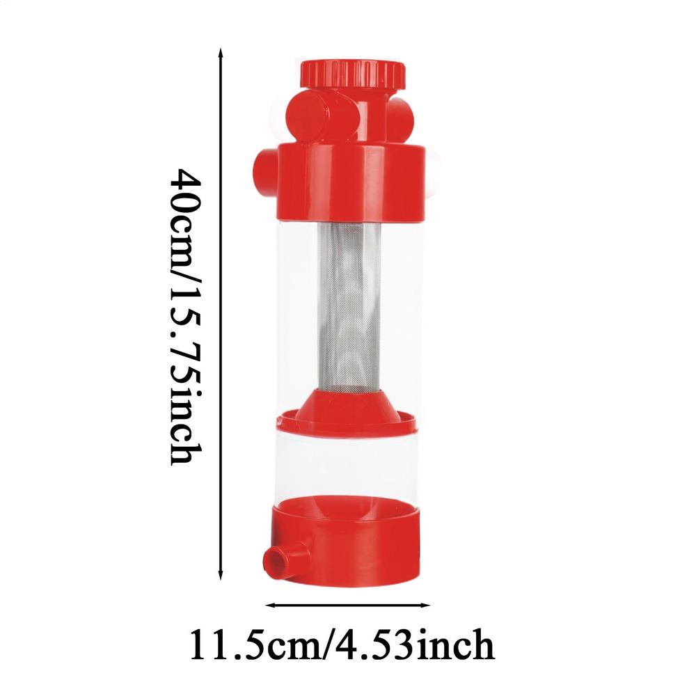 Fischabfall-Sammler Fischabfall-Reiniger Filter Externer Separator Reinigungswerkzeug Für Zuchtbecken Betta Garnelen Wartung