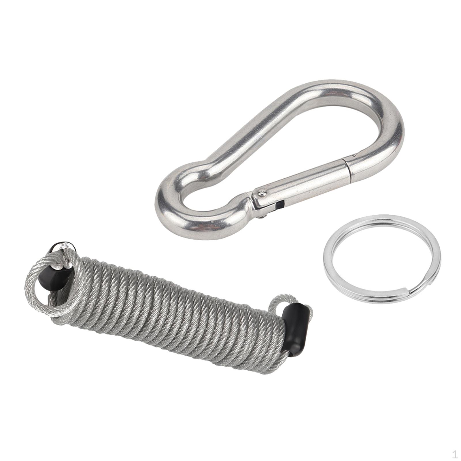 Heavy Duty Steel Wire Trailer Cable Safety Cables for RV серебряный