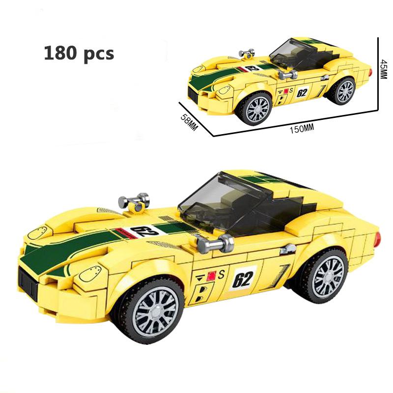 Technical Car Speed Sports Car Building Blocks City Vehicle Street Garage Educational Construction Toys
