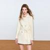 Sancai 2025 Winter Women's 100% Wool Double-Faced Mid-Length Coat