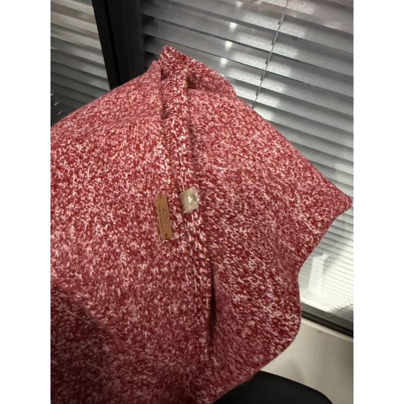 Französischer Retro-Schal aus edlem Gaze-Dreieckstuch für Damen im Winter, modisch, vielseitig, wärmend, Nackenschutz, Außenschal im nordischen Stil