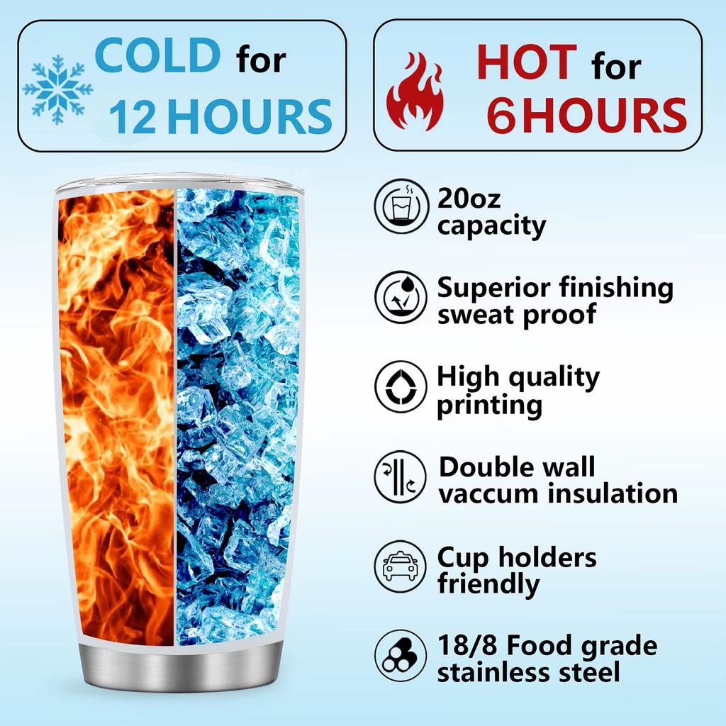20Oz Stainless Steel Double Wall Insulated Tumblers Vacuum Cup with Straw and Lid Keep Cold Hot Drinking Water Bottle 10colors