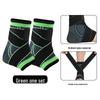 Compression Knit Ankle Brace: Anti-Sprain Support for Running, Fitness, Basketball & Football