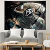 1PC Ghostface Greetings Poster K-pop music group Tapestry Accessories for Bedroom,Livingroom, dormitory Room Wall Decor Fan Birthday Gifts