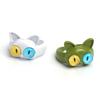 Funny Green-Monster Ring Hairpin Cool Two Color Cat-Eye Open Couples Rings Wedding Party Finger Jewelry Accessories