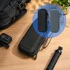 Daily Camera Carry Case with Hard Shell Frame, Covered Opening, and Wrist Hold for Travel, Commute, and Bag Use
