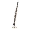 Miniature Clarinet Replica with Stand and Case Mini Musical Instrument Dollhouse Model Ornament 6.3