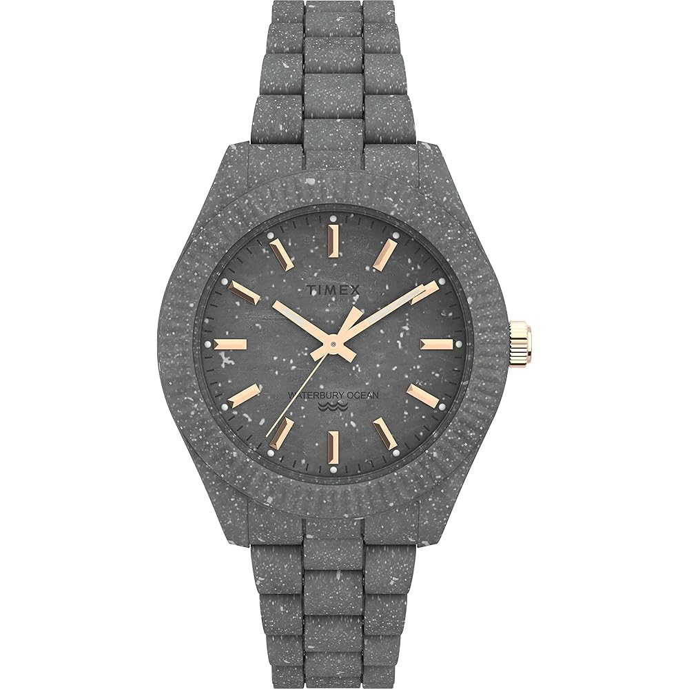 Timex Unisex Waterbury Ocean Quartz Watch 40mm Grey Sustainable