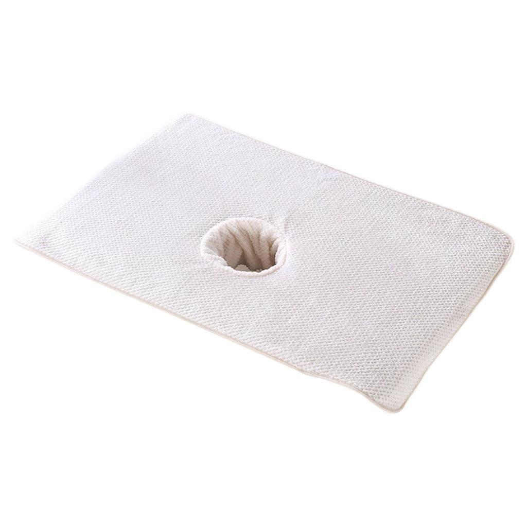 Bequemer und langlebiger Massagetischbezug mit Gesichtsatmungsloch 50x80cm für Schönheitssalon
