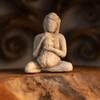 Exquisite Birthing Woman Statue Clear Texture Eye-catching Ornamental