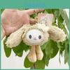 Stylish And Adorable Plush Rabbit Keychain Cute Doll For Girls Backpack Decoration