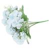 Artificial Flower Bouquet Home Office Hotel Banquet Decoration Gift Craft OrnamentLight Blue
