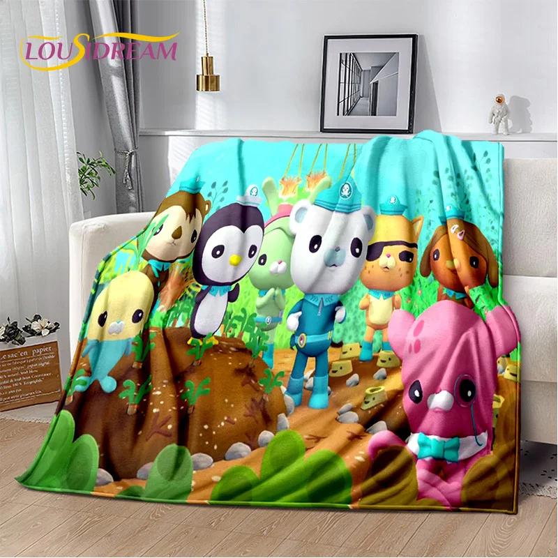Coperta Bambino Carina The Octonauts Barnacles, Morbida Coperta Plaid per Casa Camera da Letto Letto Divano Picnic Viaggio Ufficio Coperta
