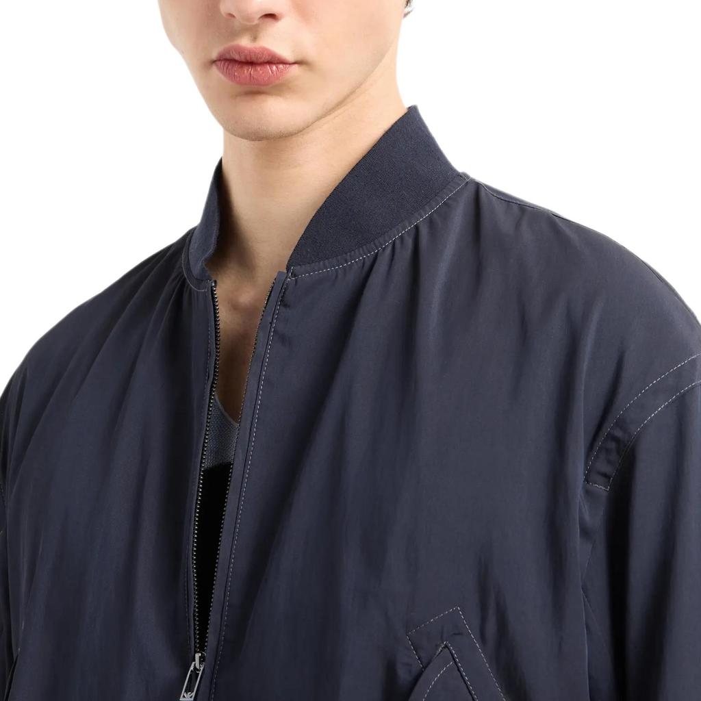 EMPORIO ARMANI Viscose nylon Blouson With Bomber jacket Collar EM001043-AF13710-UB118
