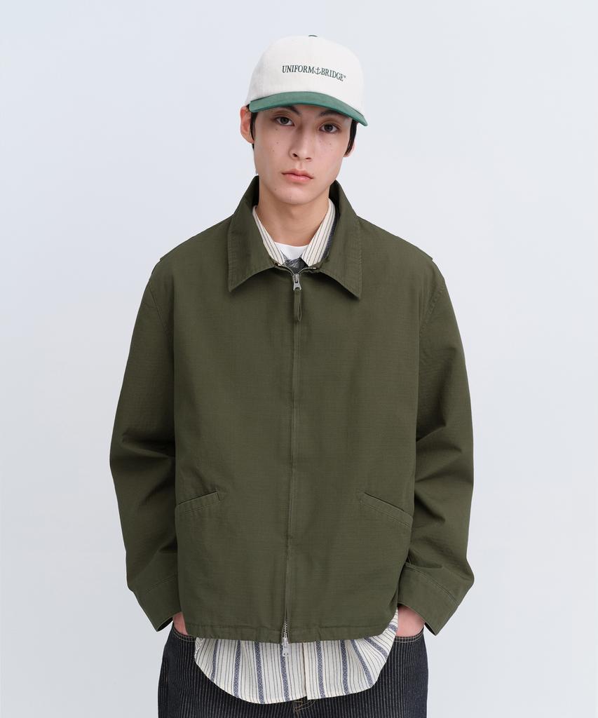 Uniform Bridge Drizzler Cotton Jacket Olive
