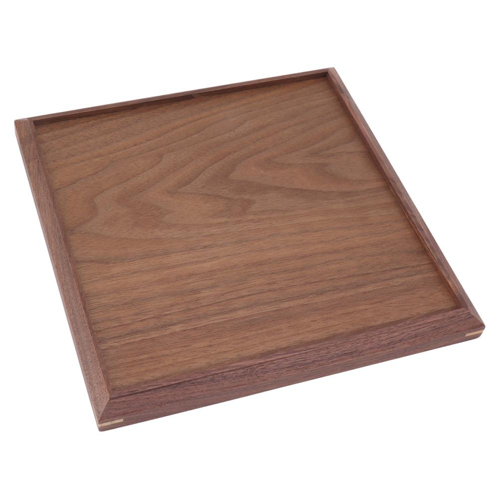 Square Wooden Serving Tray Wooden Wooden Platter Tea Serving Serving Tray Dining Room