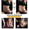 Waist Trainer for Women Adjustable Sweat Wrap Bandage Tummy Trimmer Belt for Gym Workout Fitness 