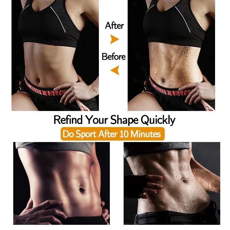 Waist Trainer for Women Adjustable Sweat Wrap Bandage Tummy Trimmer Belt for Gym Workout Fitness 
