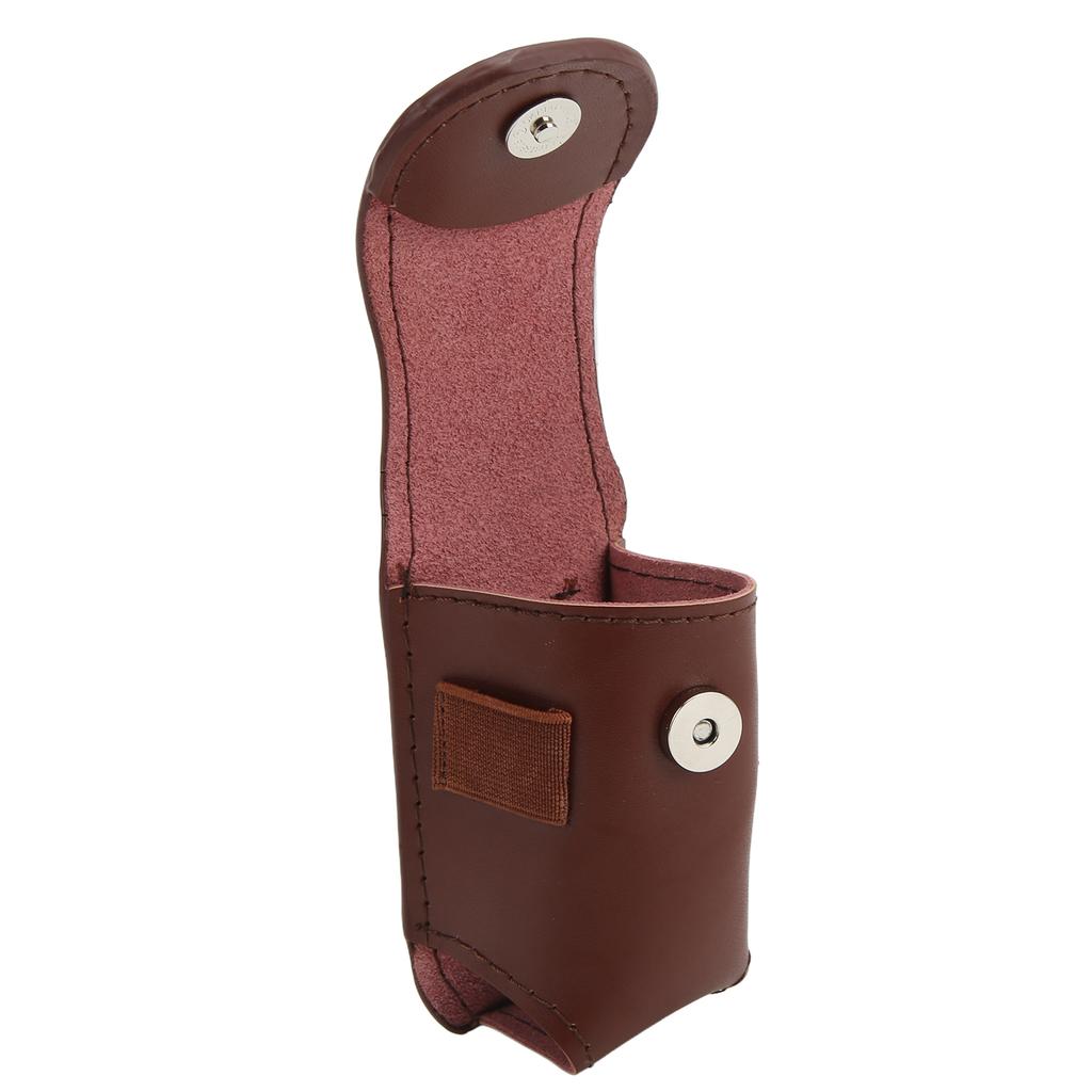 Bolsa de Cintura Portátil para Bolas de Golfe Mini Resistente ao Desgaste Couro Suporte para Bolas de Golfe Pochete de CinturaCafé